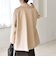 《予約》quaranciel: PURE WOOL ダブルブレスト コクーン Pコート