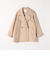 《予約》quaranciel: PURE WOOL ダブルブレスト コクーン Pコート