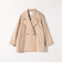 《予約》quaranciel: PURE WOOL ダブルブレスト コクーン Pコート