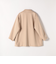 《予約》quaranciel: PURE WOOL ダブルブレスト コクーン Pコート