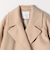 《予約》quaranciel: PURE WOOL ダブルブレスト コクーン Pコート