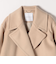 《予約》quaranciel: PURE WOOL ダブルブレスト コクーン Pコート