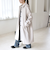《予約》quaranciel: PURE WOOL スタンド ステンカラー Aライン ロング コート
