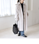 《予約》quaranciel: PURE WOOL スタンド ステンカラー Aライン ロング コート