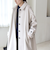 《予約》quaranciel: PURE WOOL スタンド ステンカラー Aライン ロング コート