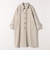 《予約》quaranciel: PURE WOOL スタンド ステンカラー Aライン ロング コート