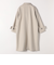 《予約》quaranciel: PURE WOOL スタンド ステンカラー Aライン ロング コート