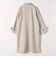 《予約》quaranciel: PURE WOOL スタンド ステンカラー Aライン ロング コート