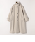 《予約》quaranciel: PURE WOOL スタンド ステンカラー Aライン ロング コート