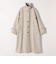 《予約》quaranciel: PURE WOOL スタンド ステンカラー Aライン ロング コート