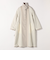 《予約》quaranciel: PURE WOOL スタンド ステンカラー Aライン ロング コート