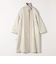 《予約》quaranciel: PURE WOOL スタンド ステンカラー Aライン ロング コート
