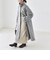 《一部追加予約》PURE WOOL スタンド & ステンカラー ロング コート