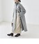 《一部追加予約》PURE WOOL スタンド & ステンカラー ロング コート