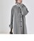 《一部追加予約》PURE WOOL スタンド & ステンカラー ロング コート