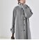 《一部追加予約》PURE WOOL スタンド & ステンカラー ロング コート