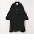 《予約》quaranciel: PURE WOOL スタンド ステンカラー Aライン ロング コート