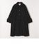 《予約》quaranciel: PURE WOOL スタンド ステンカラー Aライン ロング コート