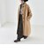 《一部追加予約》PURE WOOL スタンド & ステンカラー ロング コート