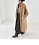 《一部追加予約》PURE WOOL スタンド & ステンカラー ロング コート