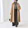 《一部追加予約》PURE WOOL スタンド & ステンカラー ロング コート