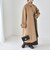 《一部追加予約》PURE WOOL スタンド & ステンカラー ロング コート