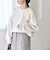 《予約》quaranciel:〈洗濯機可能〉ボア チュール ヨーク クルーネック プルオーバー