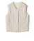 SHIPS Primary Navy Label:〈手洗い可能〉スクエア キルト リバーシブル ジレ