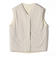 SHIPS Primary Navy Label:〈手洗い可能〉スクエア キルト リバーシブル ジレ