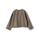 SHIPS Primary Navy Label:〈手洗い可能〉ウール ジャージー ノーカラー ジャケット