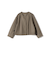 SHIPS Primary Navy Label:〈手洗い可能〉ウール ジャージー ノーカラー ジャケット