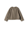 SHIPS Primary Navy Label:〈手洗い可能〉ウール ジャージー ノーカラー ジャケット