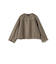 SHIPS Primary Navy Label:〈手洗い可能〉ウール ジャージー ノーカラー ジャケット