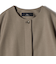 SHIPS Primary Navy Label:〈手洗い可能〉ウール ジャージー ノーカラー ジャケット