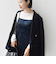 〈手洗い可能〉スノー クラッシュ ベロア サイド スリット キャミ