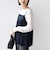 〈手洗い可能〉スノー クラッシュ ベロア サイド スリット キャミ