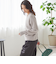 《予約》〈手洗い可能〉フォックス ビジュー Vネック ニット
