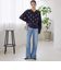 《予約》〈手洗い可能〉フォックス ビジュー Vネック ニット
