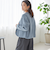 《予約》〈手洗い可能〉モール リブ クルーネック カーディガン