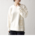 《予約》SHIPS any:〈洗濯機可能〉裏起毛 パールモチーフ 刺繍 ワイド スウェット