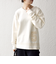 《予約》SHIPS any:〈洗濯機可能〉裏起毛 パールモチーフ 刺繍 ワイド スウェット