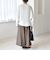 《予約》quaranciel:〈洗濯機可能〉ウォーム タック ワイド キュロット パンツ