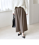 《予約》quaranciel:〈洗濯機可能〉ウォーム タック ワイド キュロット パンツ