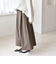 《予約》quaranciel:〈洗濯機可能〉ウォーム タック ワイド キュロット パンツ