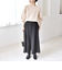 《予約》quaranciel:〈洗濯機可能〉ウォーム タック ワイド キュロット パンツ
