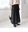 《予約》quaranciel:〈洗濯機可能〉ウォーム タック ワイド キュロット パンツ