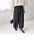 《予約》quaranciel:〈洗濯機可能〉ウォーム タック ワイド キュロット パンツ
