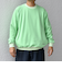【SHIPS any別注】HINSON: 裏起毛 フリース ワンポイント ラグラン スウェット◆