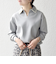 《予約》SHIPS any:〈手洗い可能〉パールモチーフ スキッパー カラー ニット プルオーバー