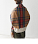TWEED MILL: チェック ウール ストール 25AW